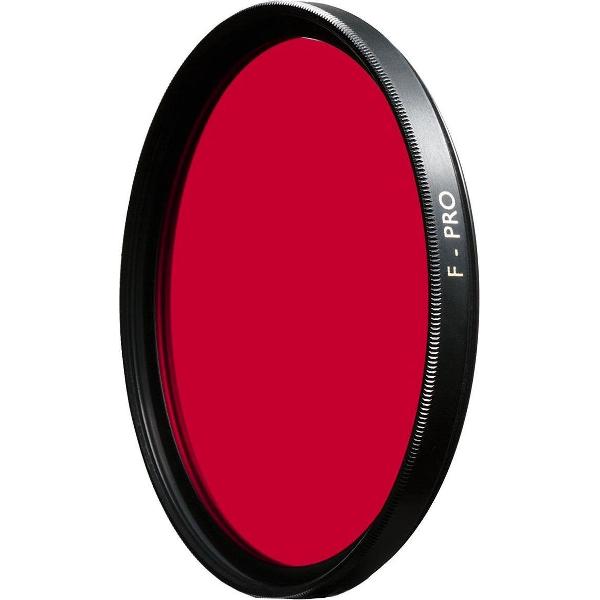 B+W donker rood 091 Filter 55mm voor Zwart-Wit fotografie