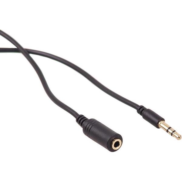Standaard Verlengkabel 1m Audio Stereo Jack 3.5mm Maclean MCTV-818