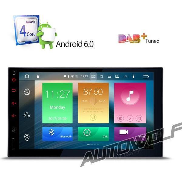 TB706PL 2DIN 7 inch Android autoradio met octa-core processor en 2GB ram