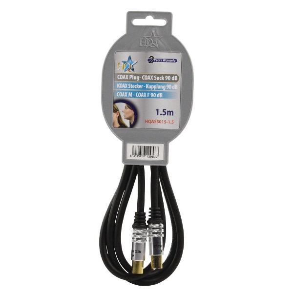 HQ Coax - Coax 1.5m 1.5m Coaxiaal Coaxiaal coax-kabel