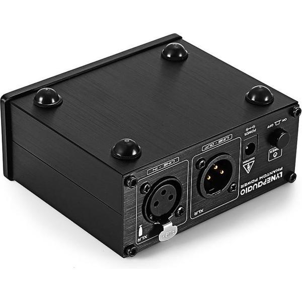 Let op type!! LINEPAUDIO A963 48V Pro condensator microfoon fantoomvoeding Source(Black)