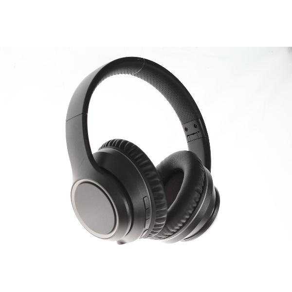 Hoofdtelefoon zwart bluetooth V5.0 met Active Noise Cancelling- on-Ear -Black Draadloos Headset ANC Wireless Bluetooth V5.0 - Zwart draadloos hoofdtelefoon