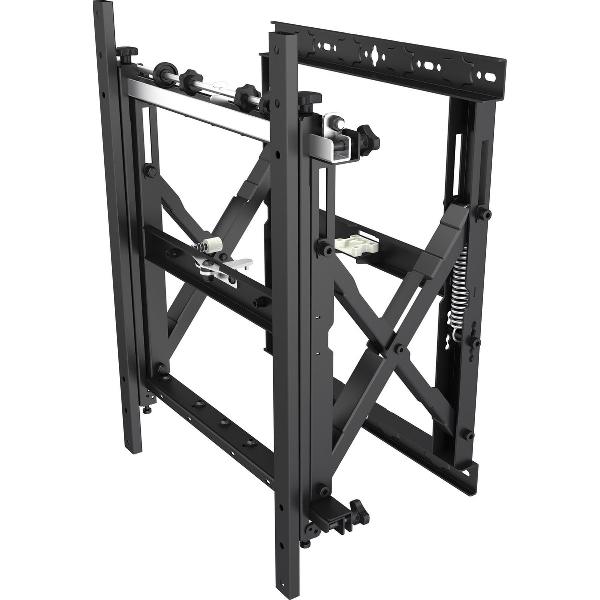 Barkan - Muurbeugel met Gasveer 32 inch - 80 inch/81cm - 203cm - Modulair Silver