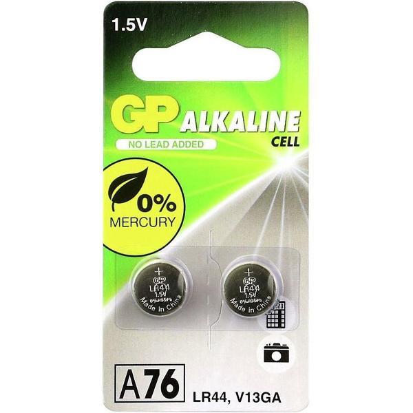GP LR44 Knoopcel Alkaline Batterij