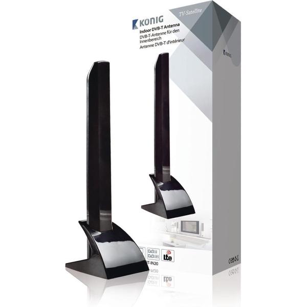 König KNT-DVBT-IN20 Dvb-t/t2 - Dab+ Binnen Antenne 15 Db Vhf / Uhf