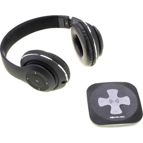 Soundlogic Wireless charging headphone - draadloze koptelefoon oplaadbaar - Plug and Play