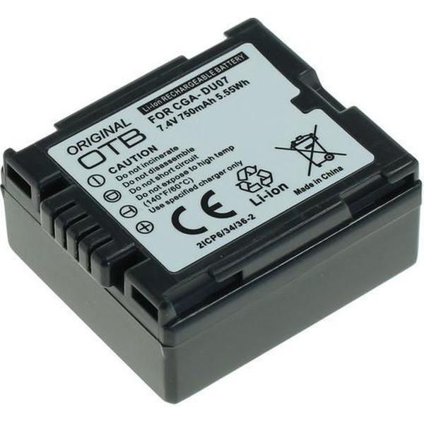 VHBW Camera accu compatibel met Panasonic CGA-DU07, VW-VBD070 en Hitachi DZ-BP07 en LIP07 / 600 mAh