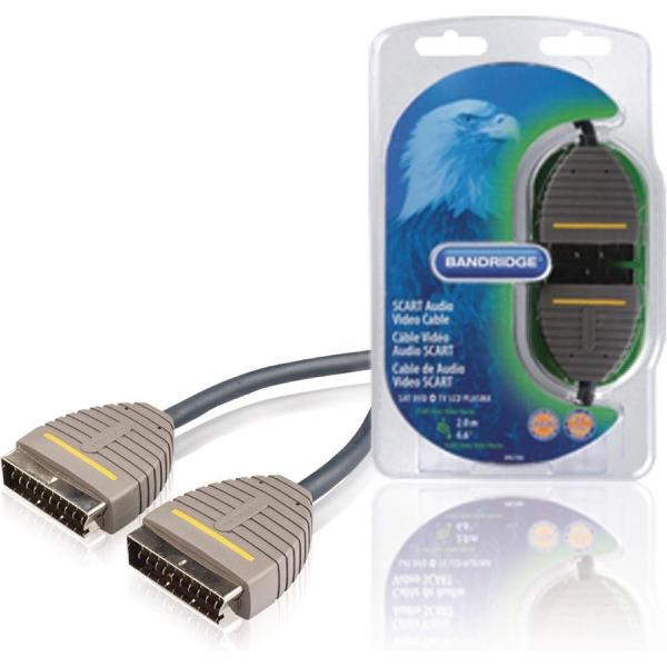 Bandridge 21-pins Scart kabel - 2 meter