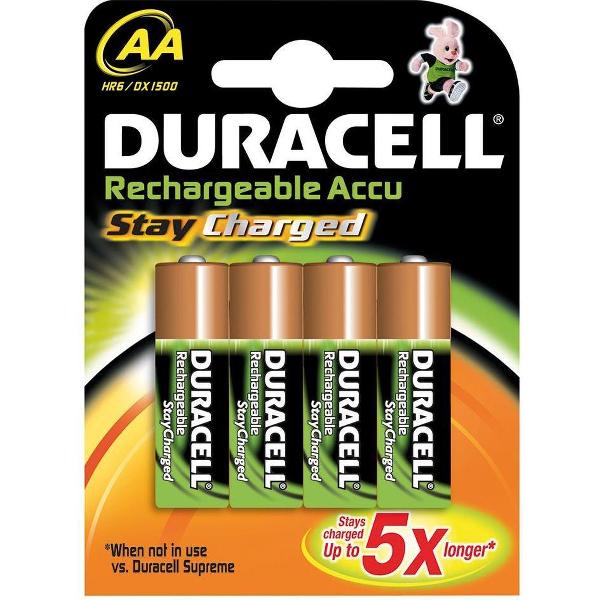 Duracell AA Oplaadbare Batterijen - 2000 mAh - 4 stuks
