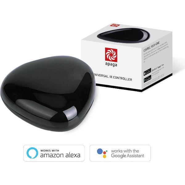 Apaga Universele Afstandsbediening - IR Smart Control - Infrarood Ontvanger - Werkt met Google Home en Amazon Alexa - Bestuur eenvoudig je airco , TV en andere huis apparaten (WiFi)