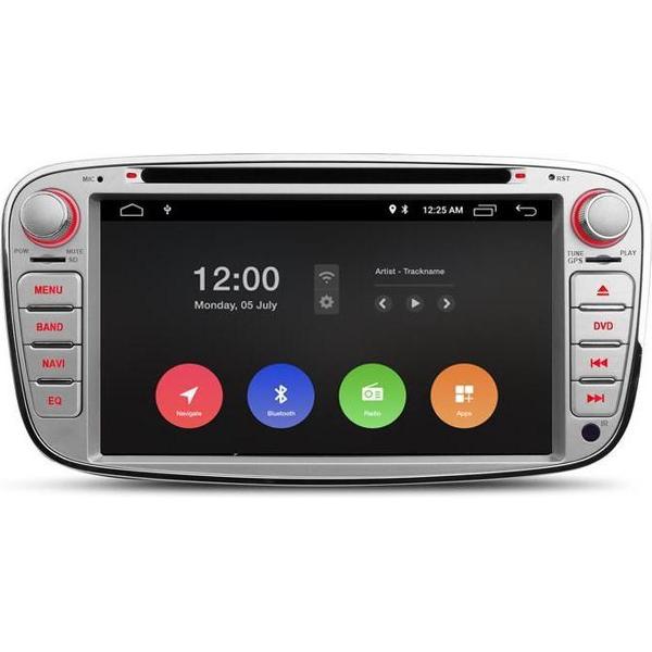 Ford Autoradio Navigatie Ovaal Zilver | 7