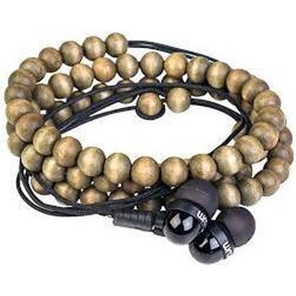 Wraps Talk Bracelet In-Ear Headphones - Wood