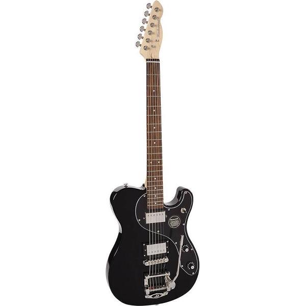 Richwood - Buckaroo Deluxe - Elektrische Gitaar - Gitaar voor volwassenen - Milwood Zwart - Master Series