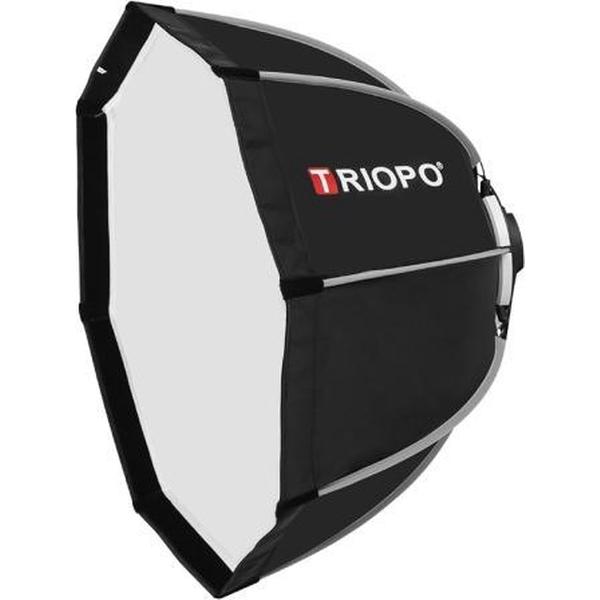 TRIOPO KS65 65cm Speedlite Flash Octagon Parabolische Softbox Diffuser met beugelbevestiging voor Speedlite