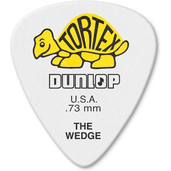 Dunlop Tortex The Wedge Pick 0.73 mm 6-pack plectrum