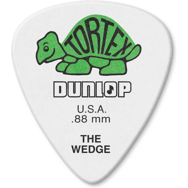 Dunlop Tortex The Wedge Pick 0.88 mm 6-pack plectrum