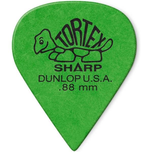 Dunlop Tortex Sharp Pick 0.88 mm 6-pack plectrum