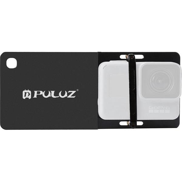 PULUZ Mobile Gimbal Switch Mount Plate voor GoPro HERO NIEUW (2018) / HERO 8 zwart / 7/6/5/4/3 + / 3, DJI Osmo Action (zwart)