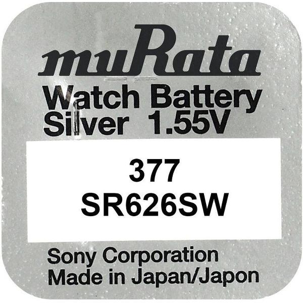 muRata Silver Oxide 377 SR626SW 1 stuk