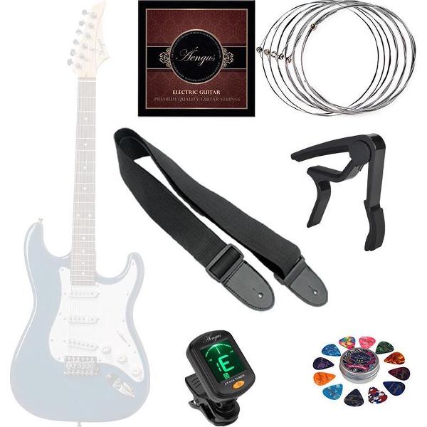 Áengus accessoires set voor Elektrische gitaar, uitgebreid
