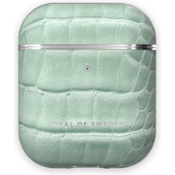 iDeal of Sweden AirPods Case PU voor 1st & 2nd Generation Mint Croco