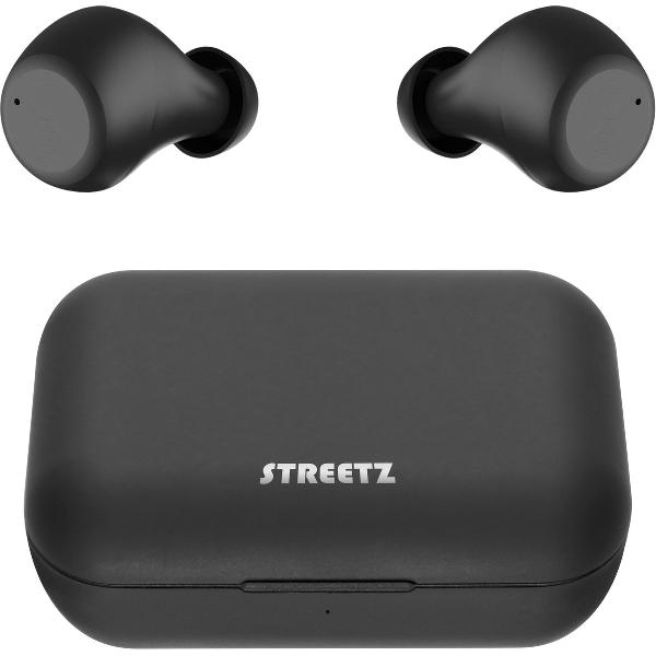 STREETZ TWS-110 Draadloze in-ear oordopjes - Met oplaadcase - Zwart