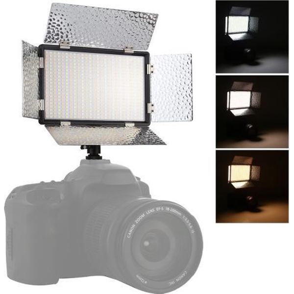 LED01 520 LEDs 4100LM Professionele Vlogging Fotografie Video & Foto Studio Licht voor Canon / Nikon DSLR Camera's