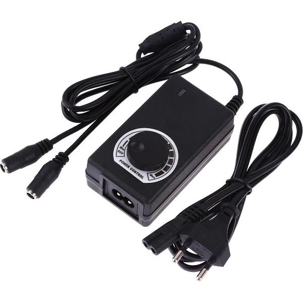 PULUZ Constante stroom LED-voedingsadapter voor 40 cm studiotent, AC 110-240V naar DC 12V 2A (EU-stekker)