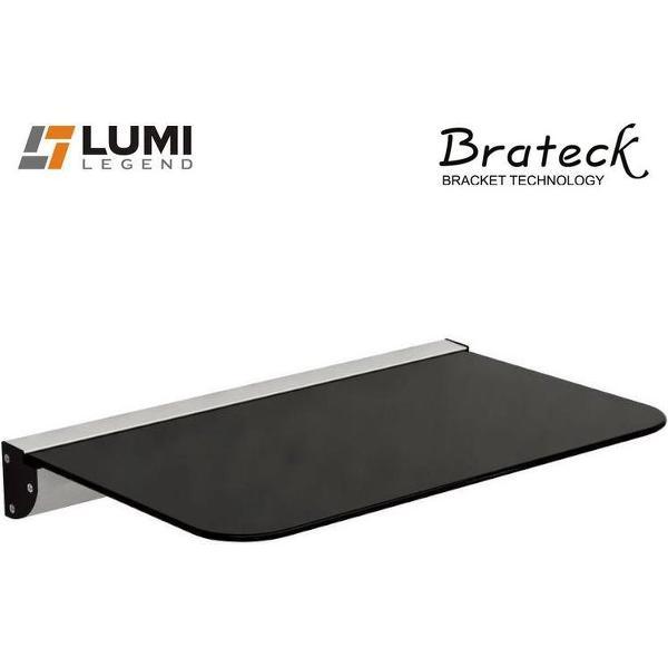 Glazen XL wandsteun / muurbeugel voor o.a. Audio/Video apparatuur - Max 15.KG