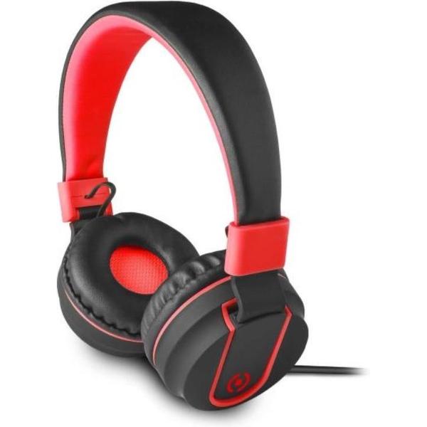 Celly Ultrabeat Headset Hoofdband 3,5mm-connector Zwart, Rood