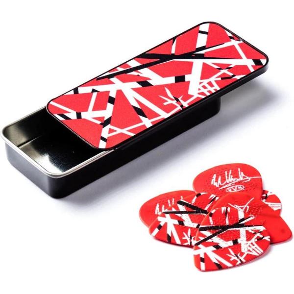Dunlop Eddie van Halen Pick Tin Frankenstein signature plectrum opbergblikje