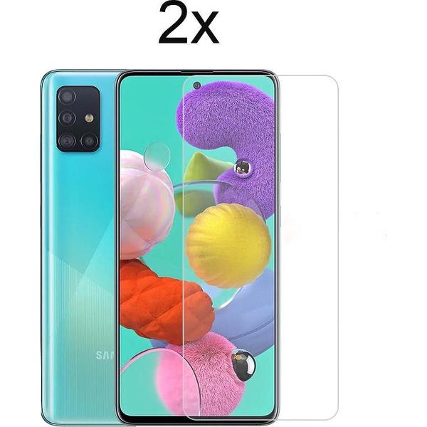 Samsung Galaxy A52 Screenprotector Glas - Beschermglas Samsung A52 Screen Protector Glas - Screenprotector Samsung A52 - 2 stuks