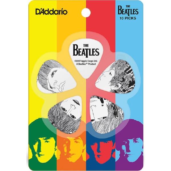 D'Addario The Beatles Revolver Plectrum 10-pack Medium 0.70 mm