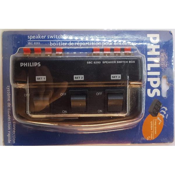 Audio speaker switch - Philips 3 Way Speaker Switch Box Sbc 8293