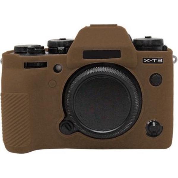 PULUZ zachte siliconen beschermhoes voor FUJIFILM XT3 (koffie)