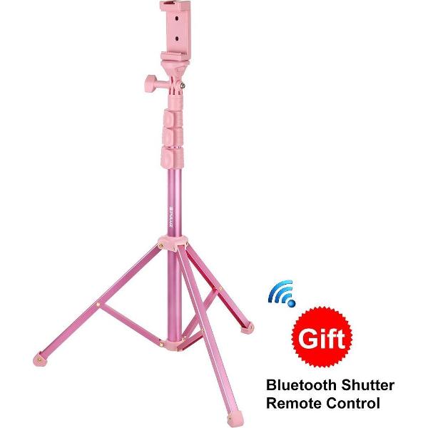 PULUZ Shutter Remote Selfie Stick Tripod Mount Holder voor Vlogging Live Broadcast