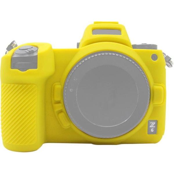 PULUZ zachte siliconen beschermhoes voor Nikon Z6 / Z7 (geel)