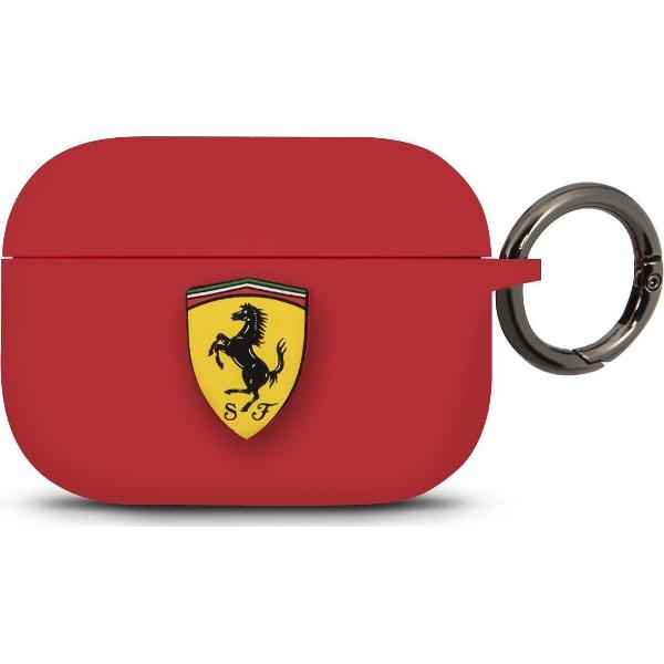 Ferrari Airpods Pro Case met Ring - Rood
