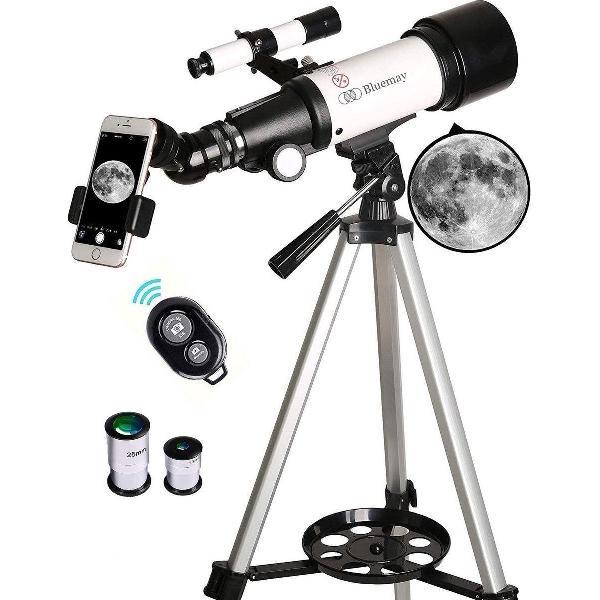 Bluemay Telescoop - Travel Bag - Draadloze Camera - Sterrenkijker-Telefoon Adapter