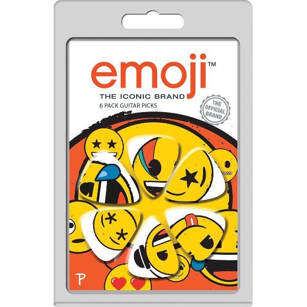 Perri's Emoji 6-pack Medium plectrum 0.71 mm