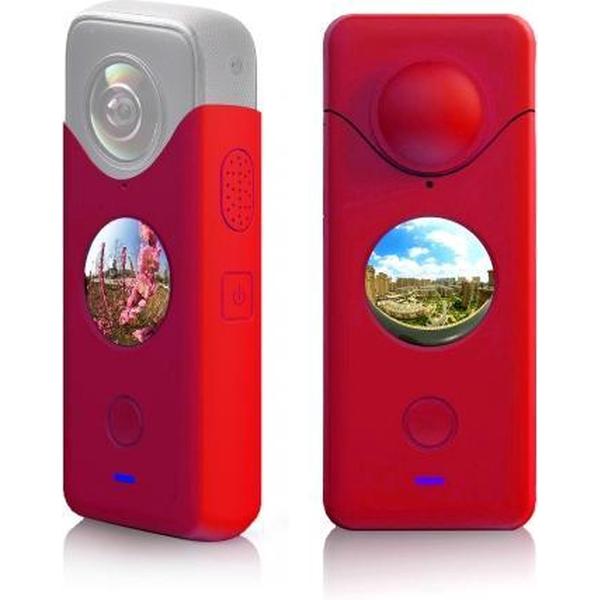 STARTRC Full Body stofdichte siliconen beschermhoes voor Insta360 ONE X2 (rood)