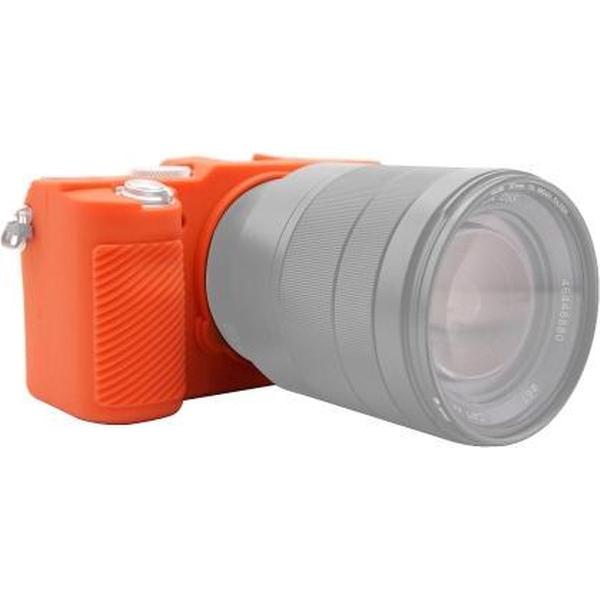 PULUZ zachte siliconen beschermhoes voor Sony A7C / ILCE-7C (oranje)