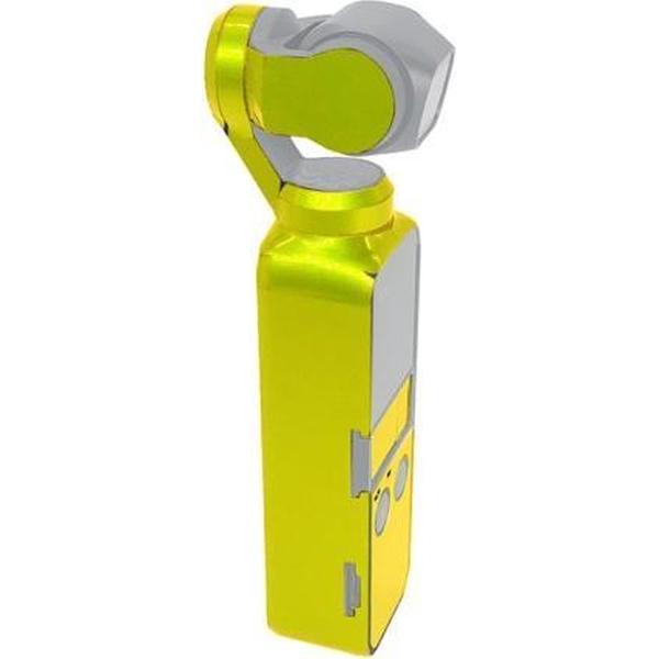 2 STUKS Fluorescerende kleur Waterproof All-surround zelfklevende sticker voor DJI OSMO Pocket (geel)