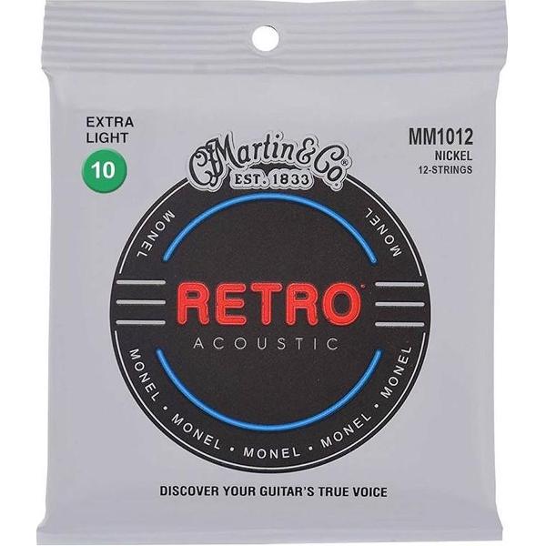 Snarenset akoestische gitaar Martin MM1012 Extra Light 12-snarig