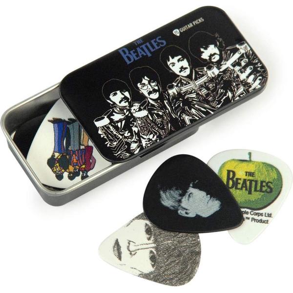D' Addario The Beatles opbergblikje Sgt. Peppers met 15 plectrums 0.70 mm