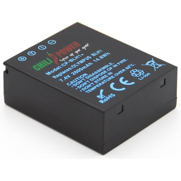 ChiliPower Olympus BLH-1 accu - 2000mAh
