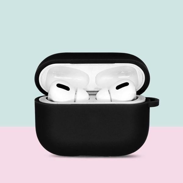 Airpods Pro Case - Airpods Pro Hoesje - Airpods Pro Siliconen - Airpods Pro Cover - Airpods Pro Bescherming - Airpods Case - Geschikt voor Airpods Pro - Zwart
