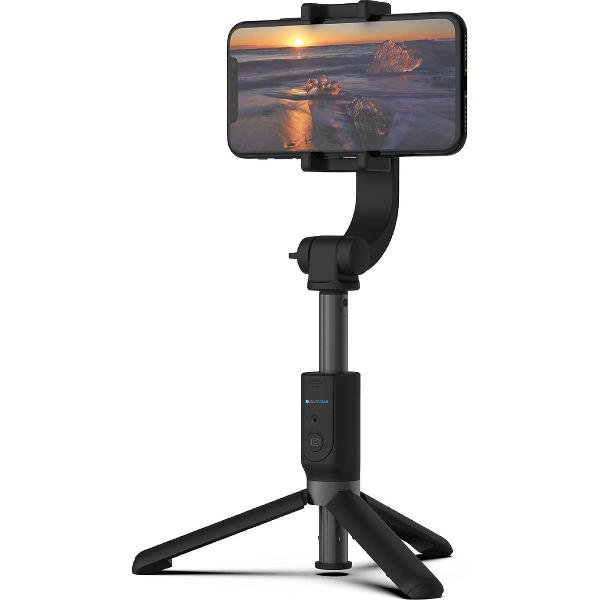 Silvergear Handheld Gimbal Stabilizer - Selfie Stick Tripod - Bluetooth Stabilisator voor Smartphones - Zwart