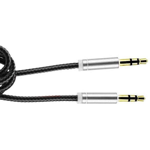 Xssive 3,5mm Audio Aux kabel - jack kabel - LS-Y01 - 1 meter - zwart