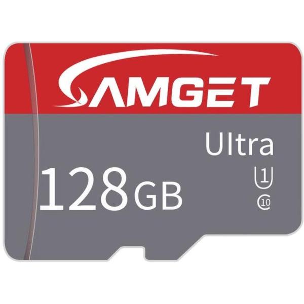 WiseGoods Micro SD Kaart 128 gb - Geheugenkaart Micro SD 128 gb - Met Adapter - Waterdicht - U1, Class 10